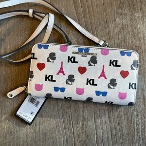 NWT Karl Lagerfeld wallet on chain